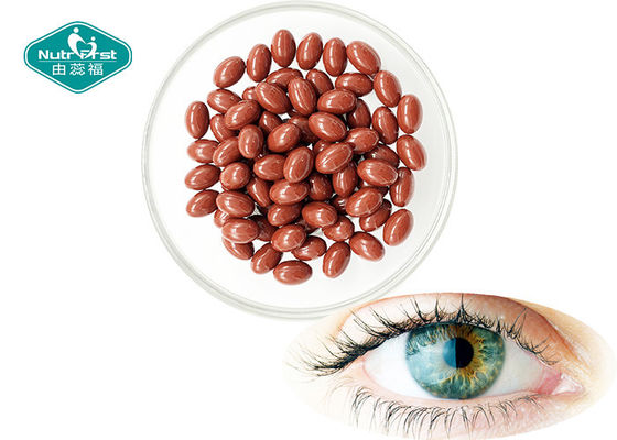 China Lutein Bilberry Eye Care Supplement / Nutritional Lutein Zeaxanthin Softgel Capsules supplier