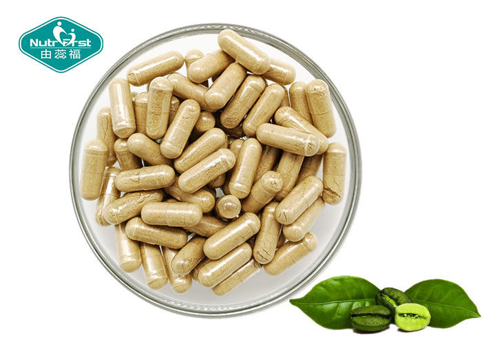 Natural Coffee Bean Extract 400mg Capsules with 50% Chlorogenic Acid for Weight Management Contract Manufacturing