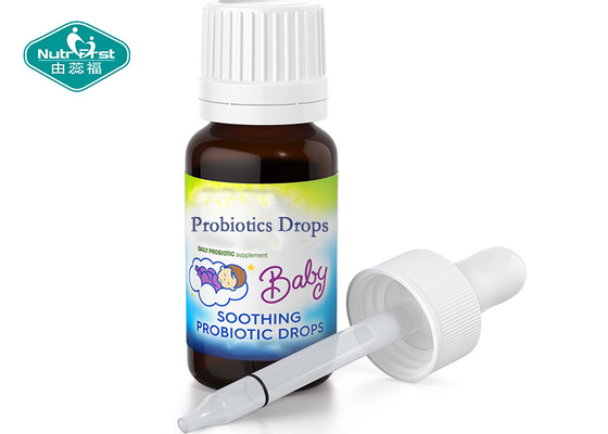 China OEM Immune Support Natural Flavorless Baby Probiotic Drops for Gas, Constipation, Colic Symptom Relief supplier
