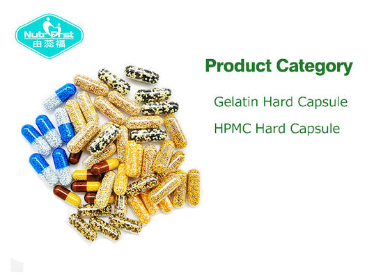 China Vacant Vegetarian Capsules , Hard HPMC Capsules , Empty Hard Capsules with Blue ,Yellow &amp; Clear Color supplier