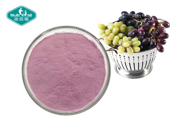 China 100% Pure Natural Fruit And Vegetable Powder , Soluble Purple Grape Juice Powder supplier