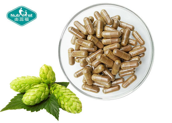 China Hops Humulus Lupulus Capsules Promotes Relaxation for Restful Sleep supplier