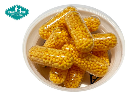 OEM Vegan Niacin Vitamin B6 Saffron Micropellet Capsule for Boosts Energy And Mood Supports Eye And Heart Health