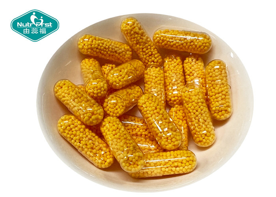 OEM Vegan Niacin Vitamin B6 Saffron Micropellet Capsule for Boosts Energy And Mood Supports Eye And Heart Health