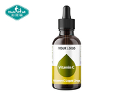 OEM Food Supplement Vitamin C Liquid Drops with Zinc folic acid Vitamin B12 Elderberry Extract
