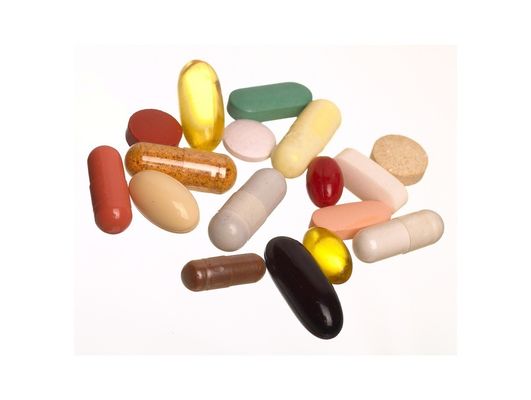 Multivitamin and Mineral Tablets with Ginseng for Private Label Dietary Supplements