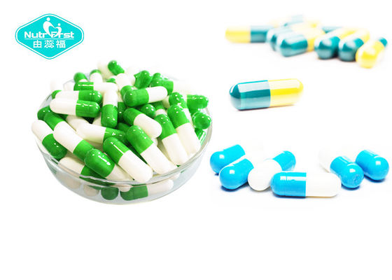 Empty Hard Gelatin Capsules , Vacant Hard Gelatin Capsules with Clear , Yellow , Blue , White , Green Color