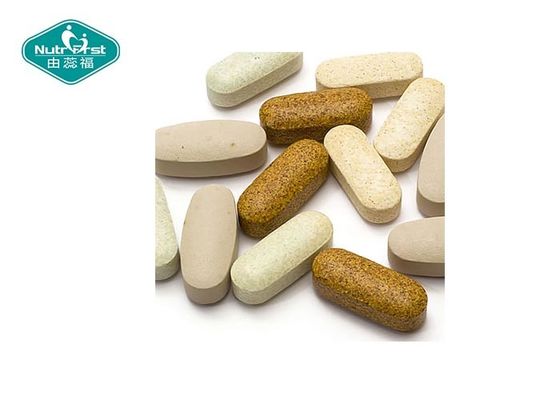 Multivitamin and Mineral Tablets with Ginseng for Private Label Dietary Supplements