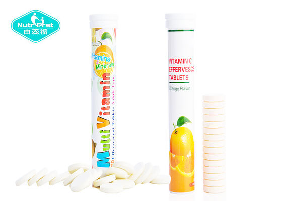 Vitamin C 1000mg Effervescent Tablets Food Supplements Anti - Fatigue for Contract Manufacturing