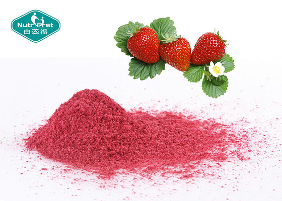 Pink Delicious Fruit and Vegetable Powder Supplement, Freeze Dried Strawberry Fruit Powder Support Healthy Eyesight