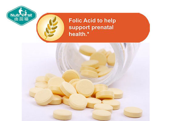 Folic Acid Vitamin B9 400mcg Tablets for Prenatal Support and Birth Defects