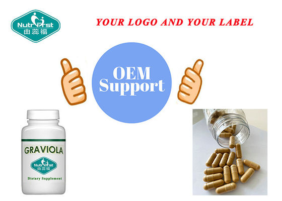 OEM Graviola Extract Anamu LLanten Extra Bonus Capsules Improve Immunity System And Anticancer Herbal Supplements