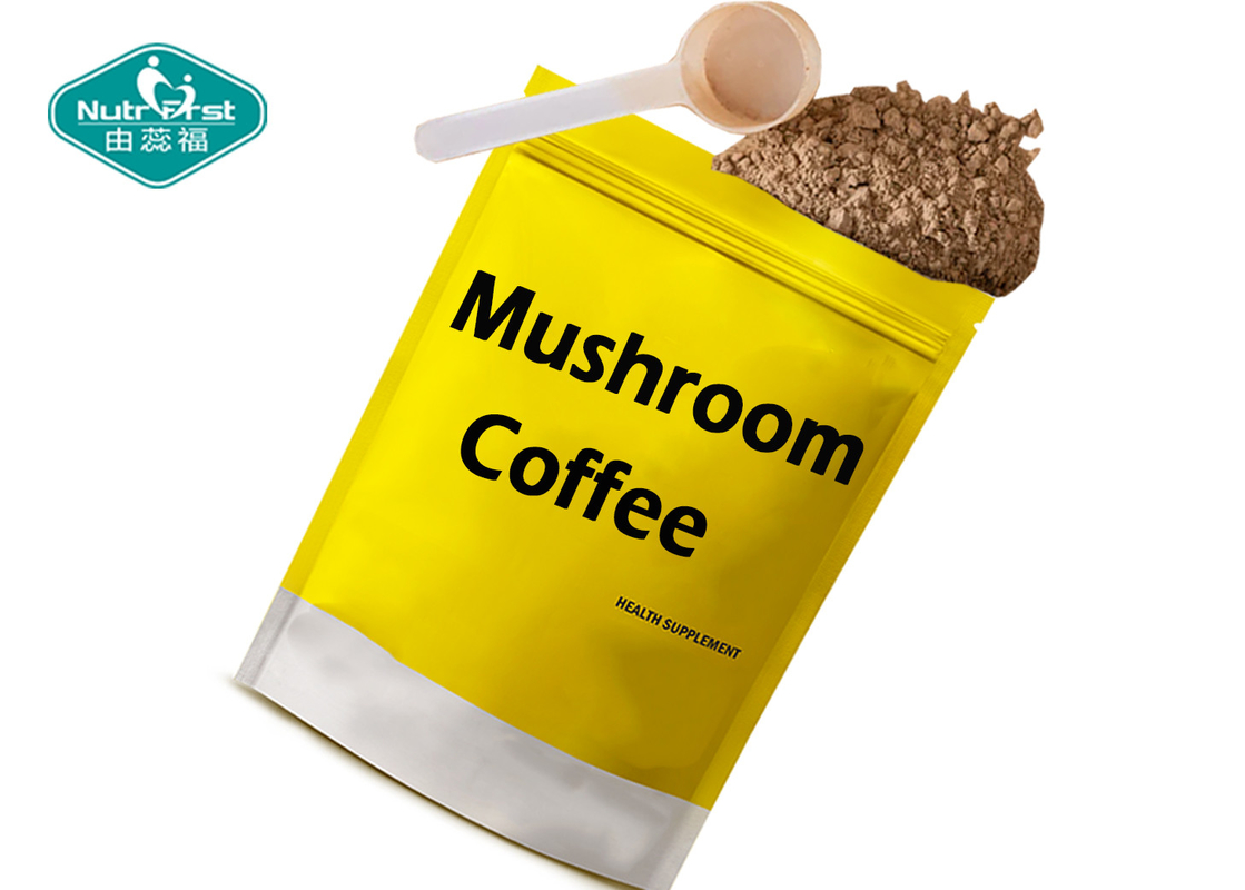 Organic Brain Health Supplement Mushroom Extract Coffee Chaga Cordyceps Lion's Mane Maitake Reishi Blend Coffee