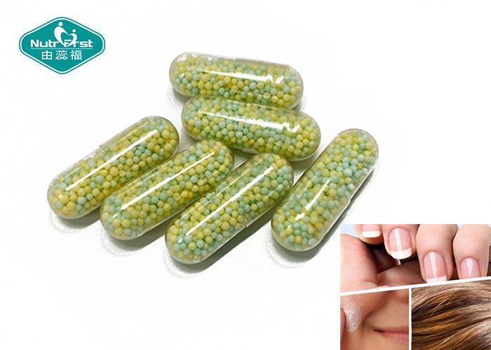 Vitamin A B C & Zinc Copper Sustained Release Pellets Capsules for Hair Nail Skin